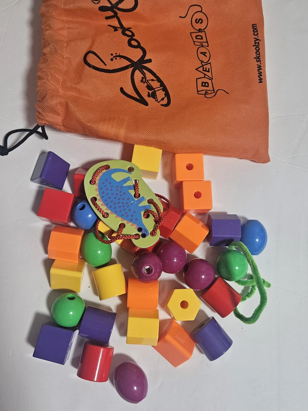 Children's Colorful Stringing Bead Set - Multicolor